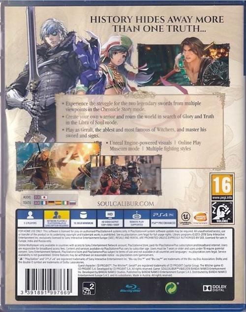 Soulcalibur 6 - PS4 (B Grade) (Genbrug) 